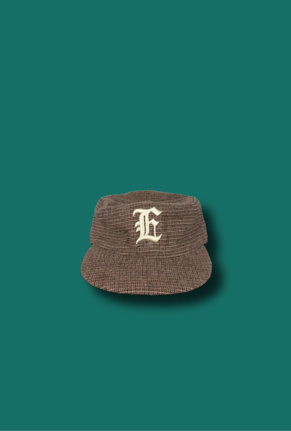 PILLBOX CAP BROWN