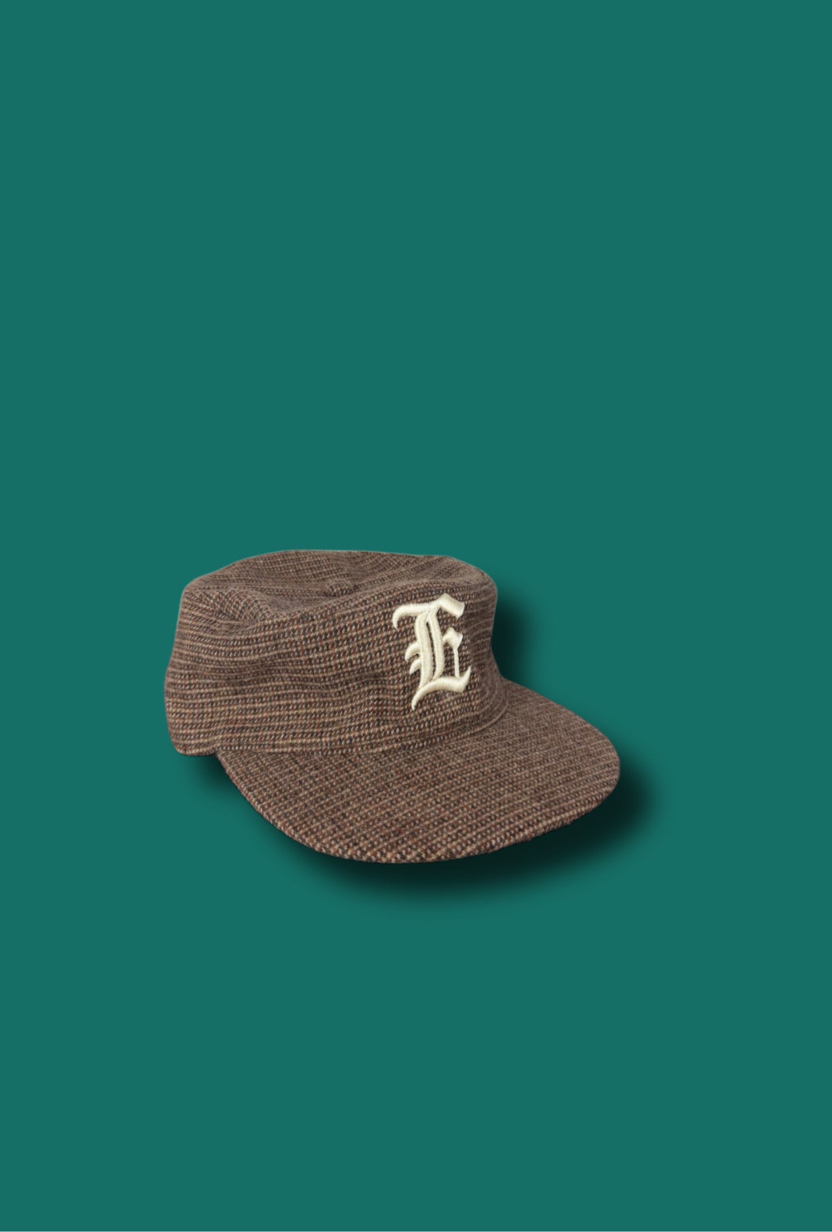 PILLBOX CAP BROWN
