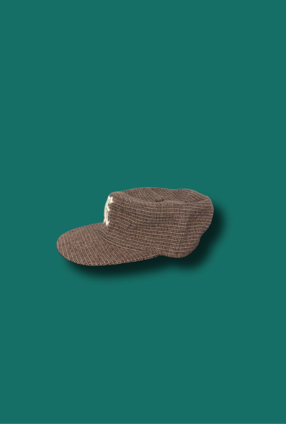 PILLBOX CAP BROWN